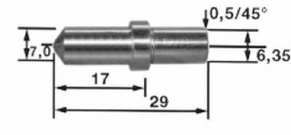 Härteprüfdiamant Vickers WPM Leipzig