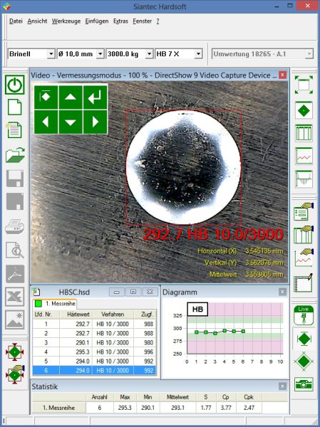Hardsoft - V - Brinell Scanner Hardsoft - V - Brinell Scanner
