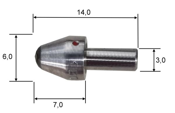 Härteprüfdiamant Vickers VHT/MHT/MH